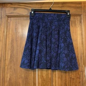 Floral pattern skirt